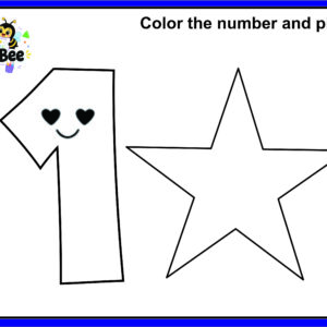 Number Coloring Workbook: 1 to 20