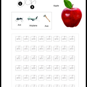 Cursive Capital Letters Tracing Worksheet